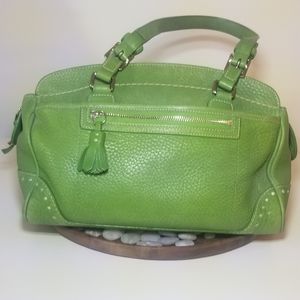 Coach green purse